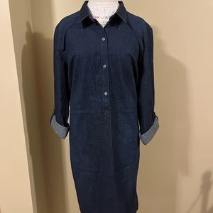 🍃J. JILL DENIM SHIRT DRESS🍃